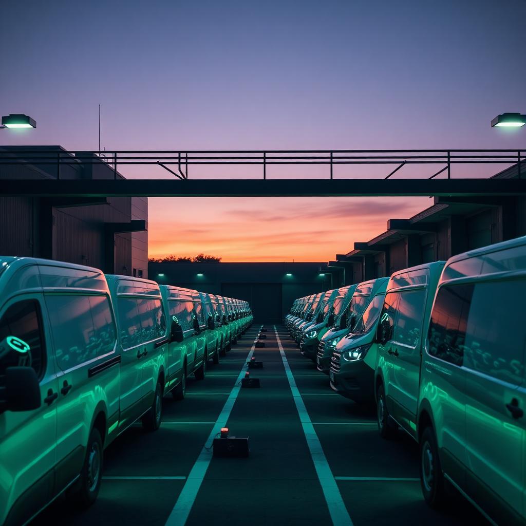 Electric fleet depot